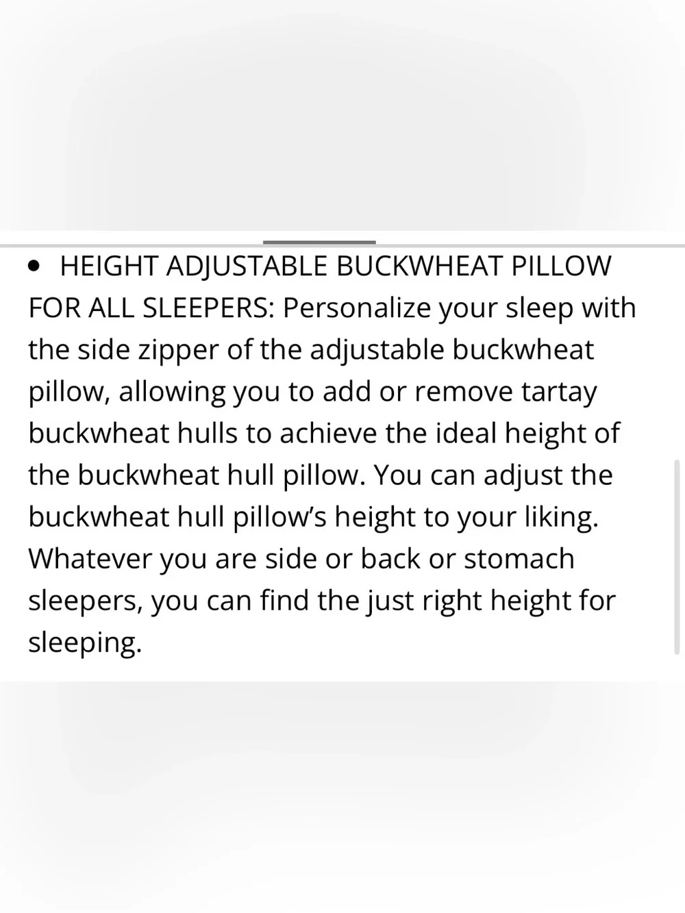 Buckwheat Pillow for Head Neck Shoulder Pain
